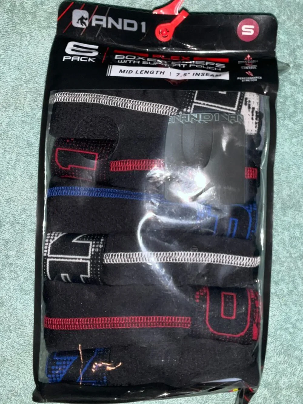 Men's And1 Black Boxer Briefs